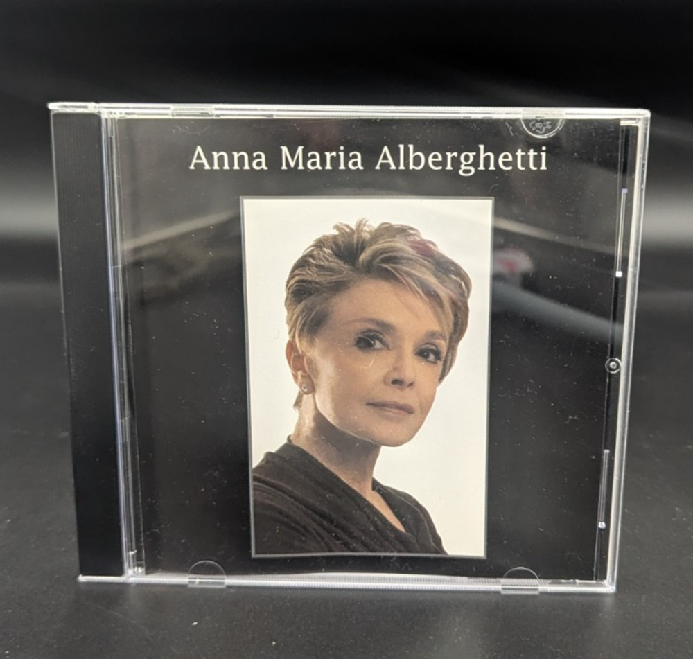 Anna Maria Alberghetti Self-Titled CD Signed Personalized